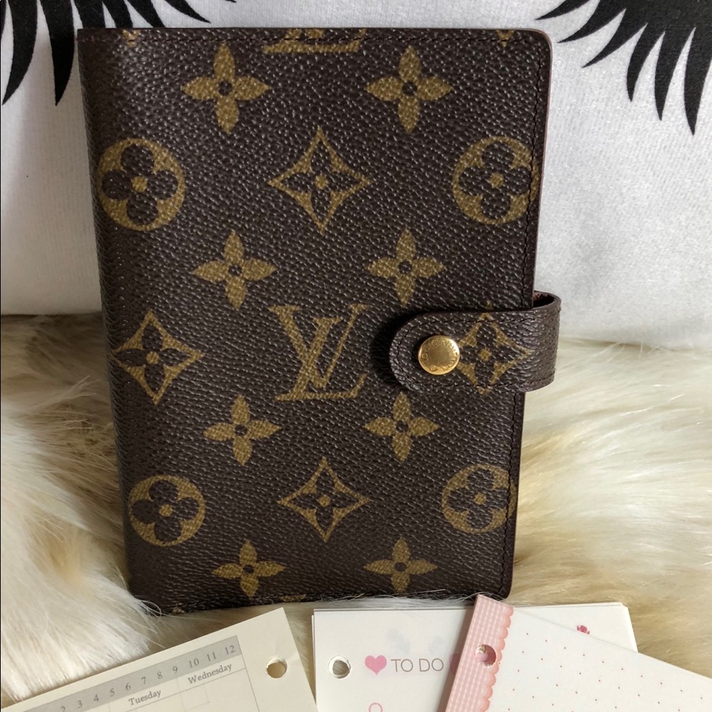 Authentic LV Monogram PM Agenda